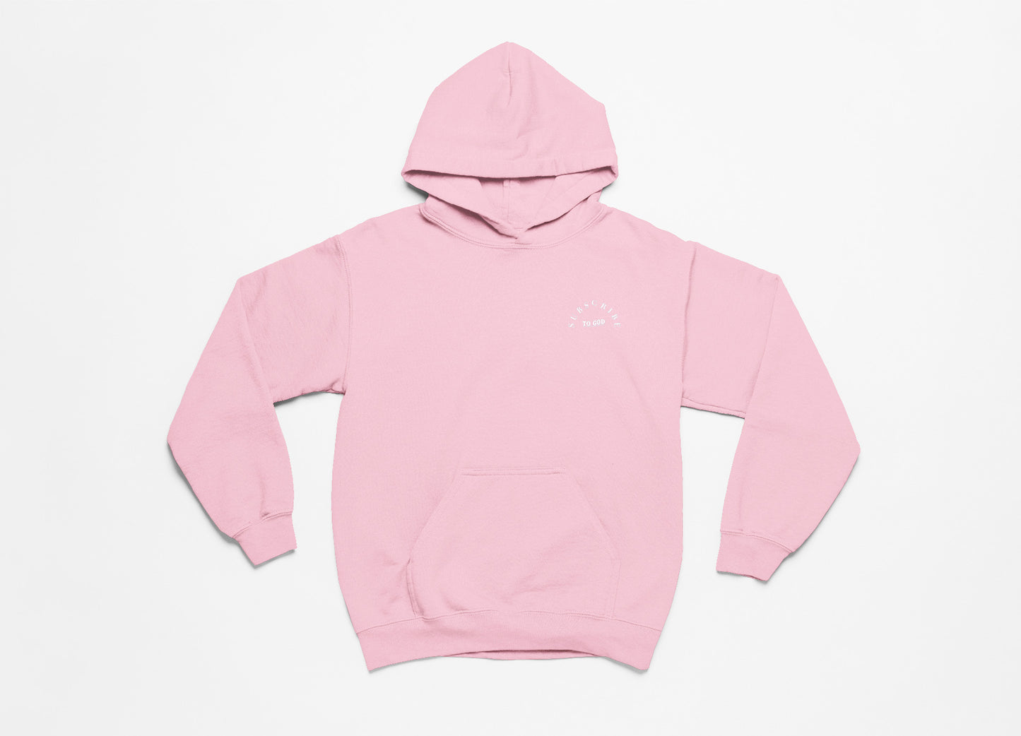 Spring Collection Subscribe To God White Arch Hoodie