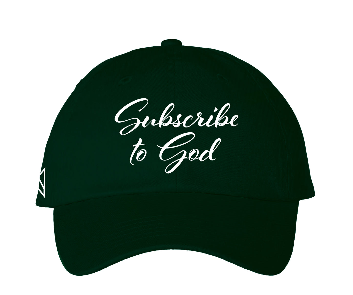 White Subscribe to God Maldos Hat