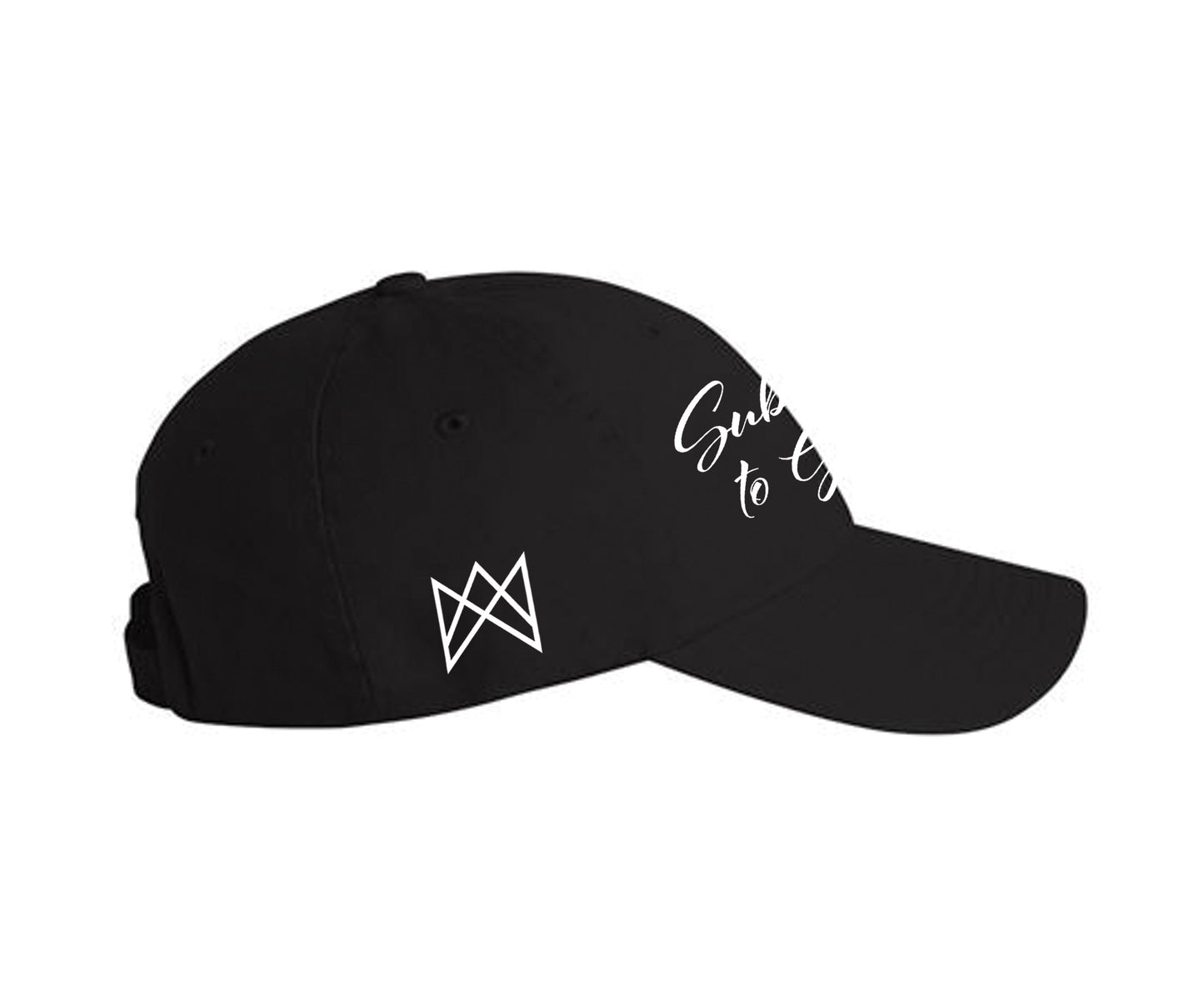 White Subscribe to God Maldos Hat