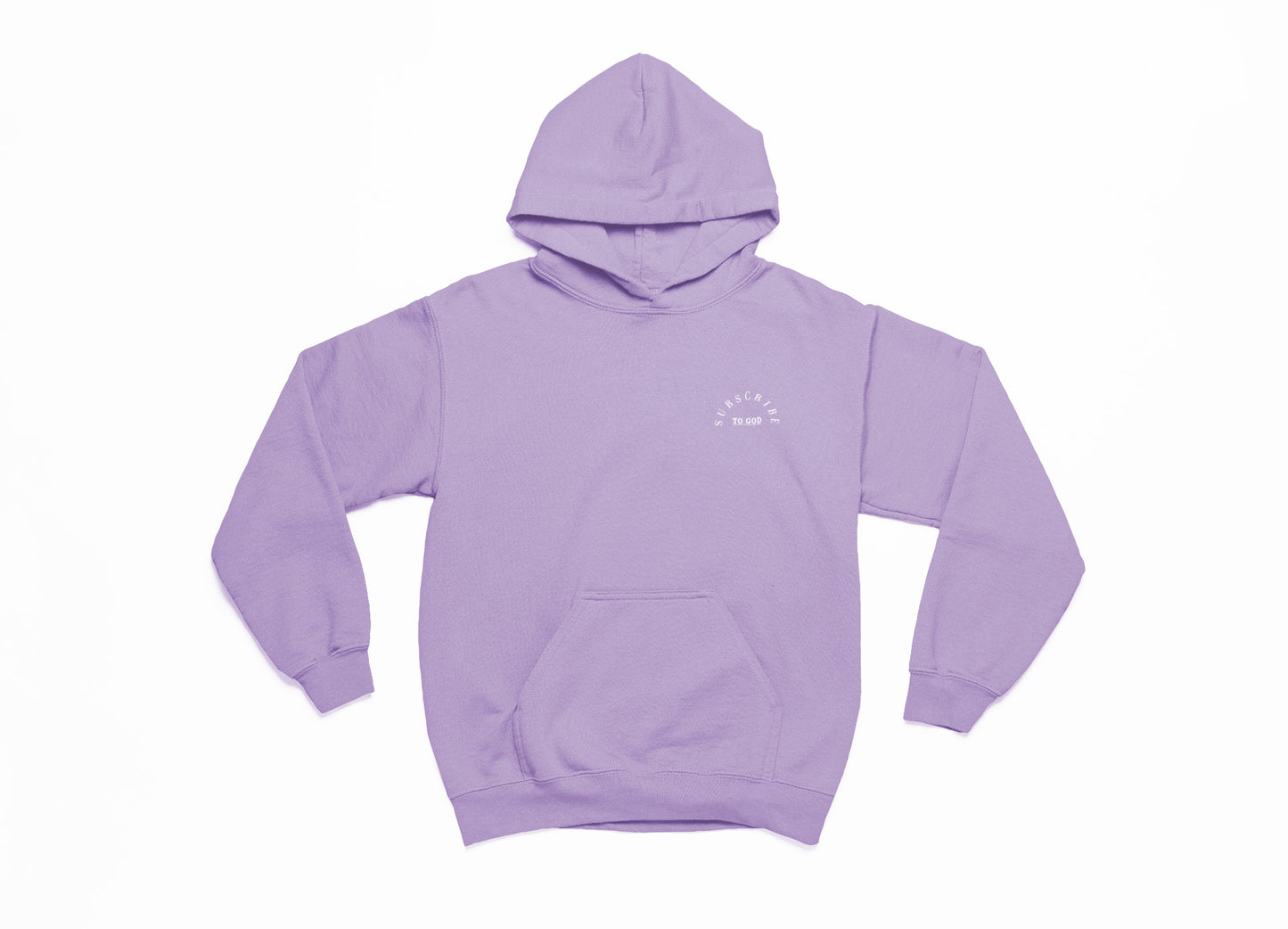 Spring Collection Subscribe To God White Arch Hoodie