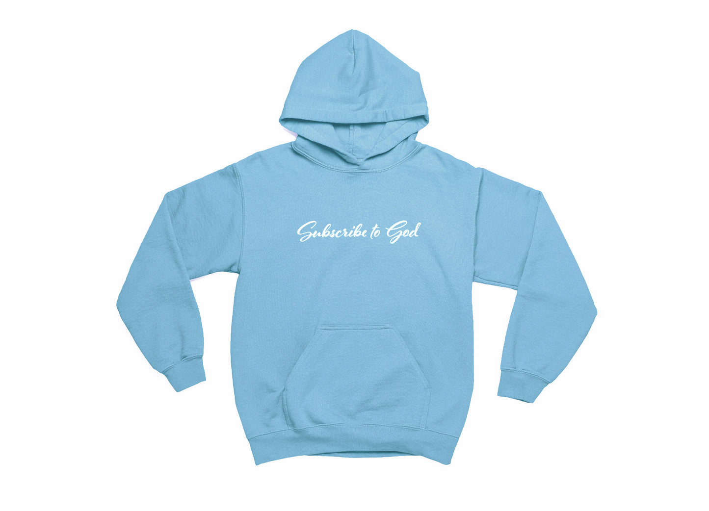 Spring Collection White Subscribe To God Hoodie