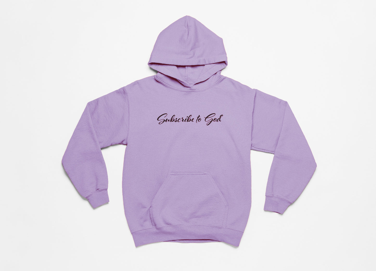 Spring Collection Black Subscribe To God Hoodie