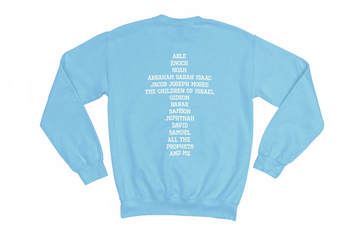 Spring Collection White Subscribed To God Crewneck Sweatshirt