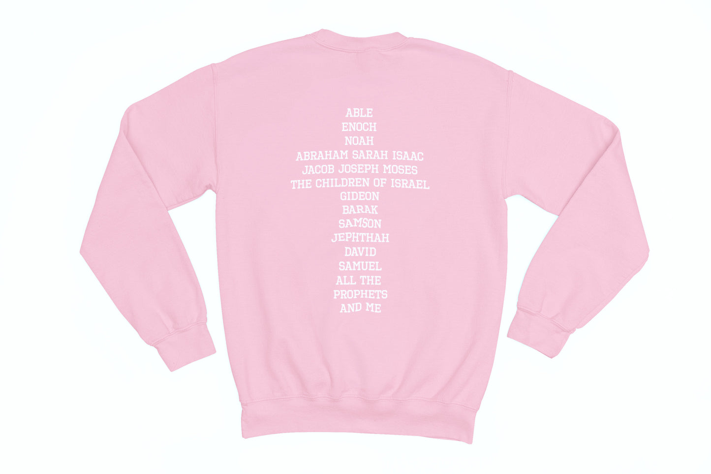 Spring Collection White Subscribed To God Crewneck Sweatshirt