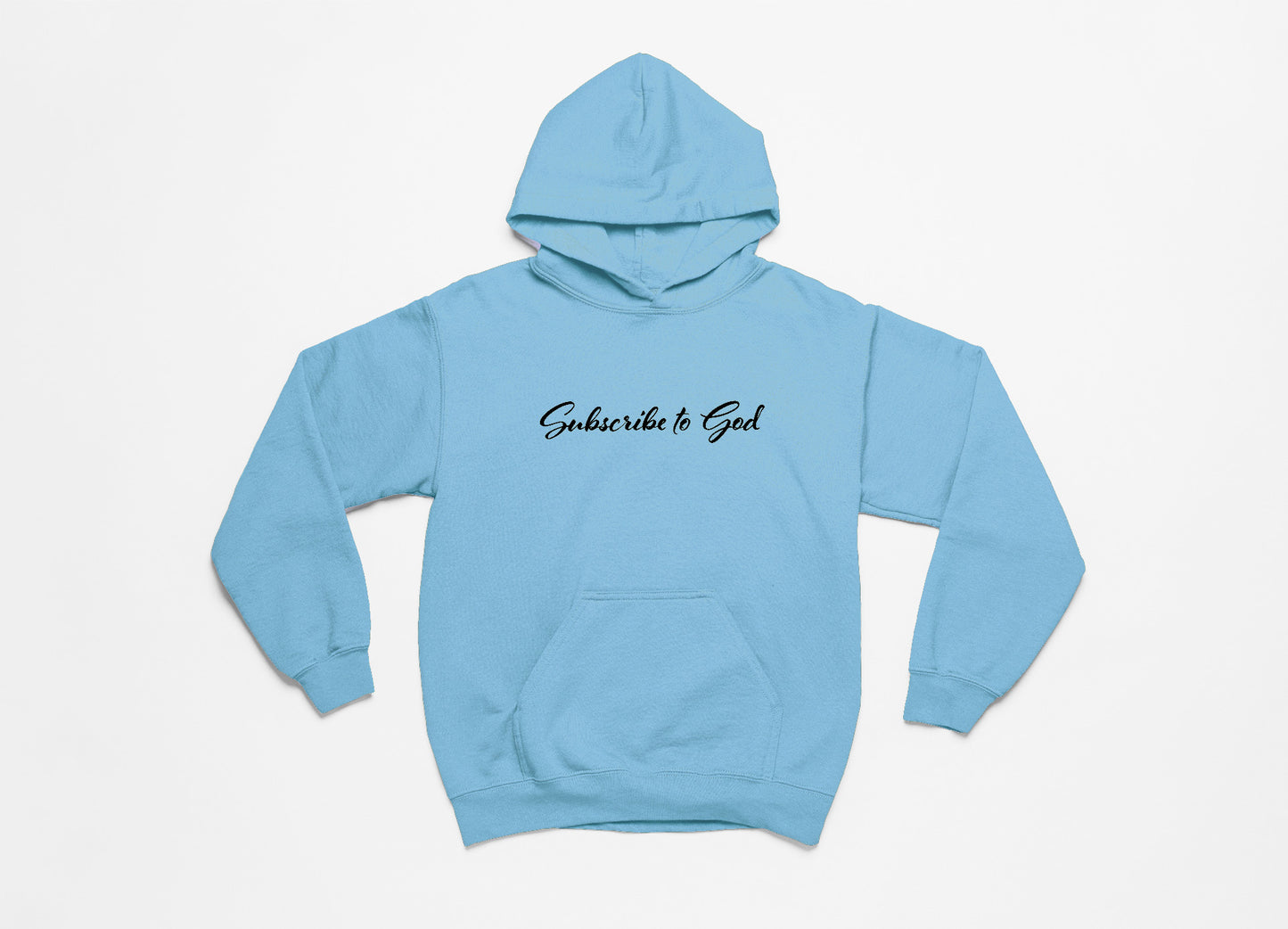Spring Collection Black Subscribe To God Hoodie