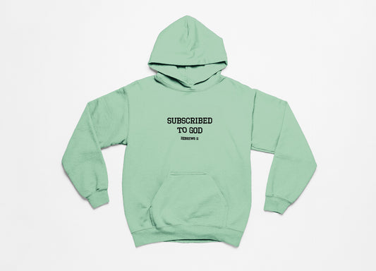 Spring Collection Black Subscribed To God Hoodie
