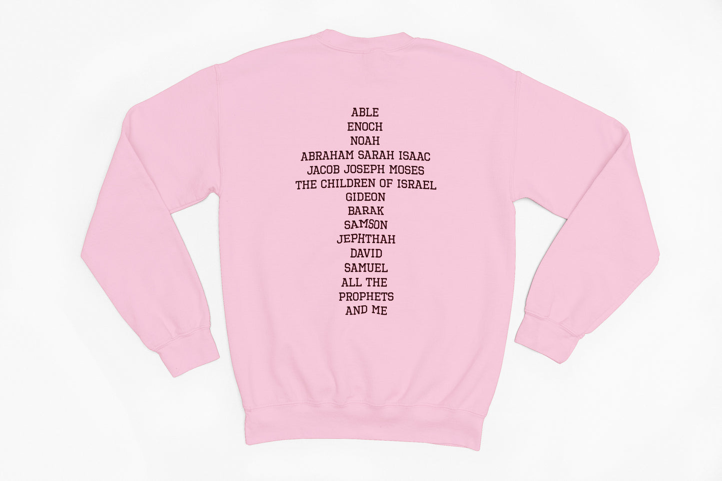 Spring Collection Black Subscribed To God Crewneck Sweatshirt