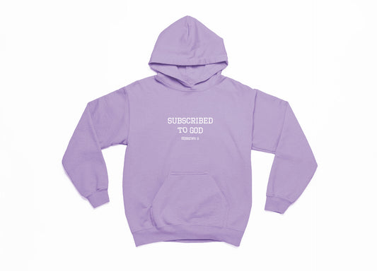 Spring Collection White Subscribed To God Hoodie