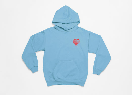 Spring Collection Psalms 119 Red Heart Hoodie