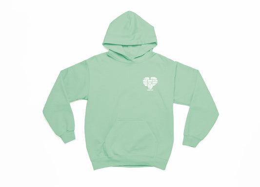 Spring Collection Psalms 119 White Heart Hoodie