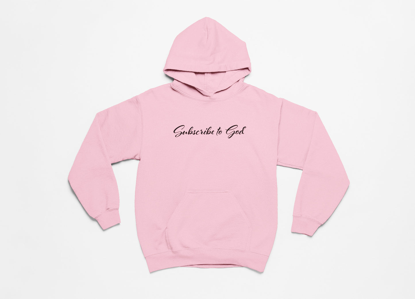 Spring Collection Black Subscribe To God Hoodie