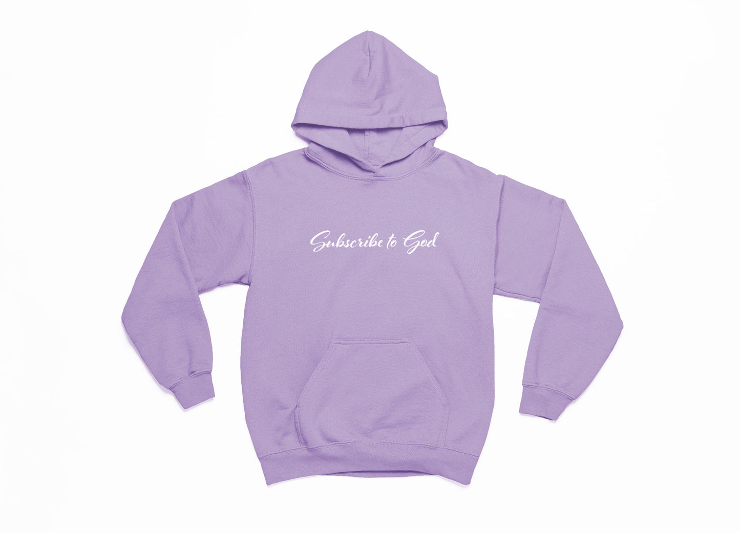 Spring Collection White Subscribe To God Hoodie