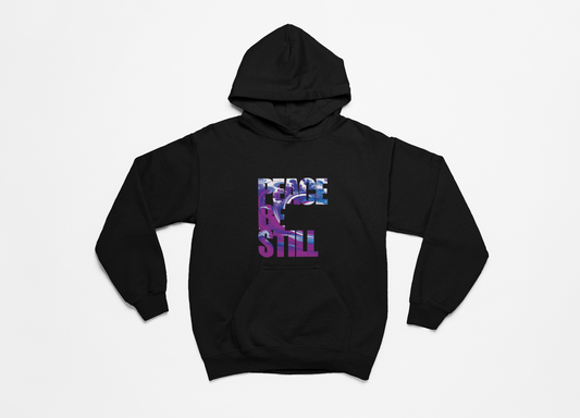 Purple Peace Be Still Hoodie