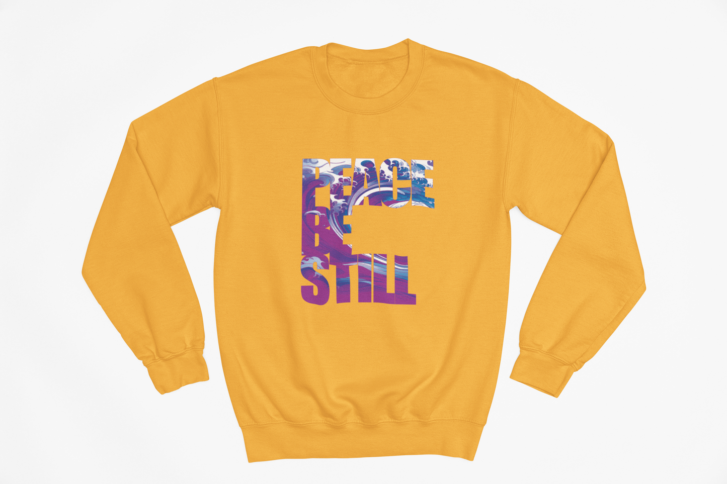 Purple Peace Be Still Crewneck Sweatshirt